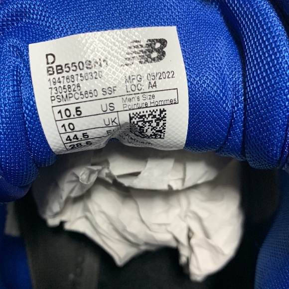 NWT New Balance 550 Sneakers - Picture 5 of 8